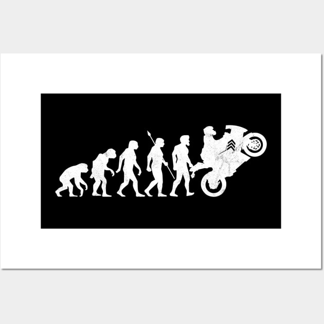 Evolution Biker Wall Art by avshirtnation